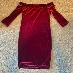 Velvet formal dress